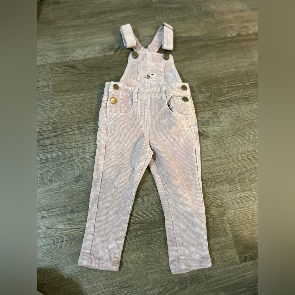 Jamie Kay Corduroy Overalls in Lavender Purple